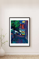 Wassily Kandinsky - Murnau Obermarkt'taki Evler - 2