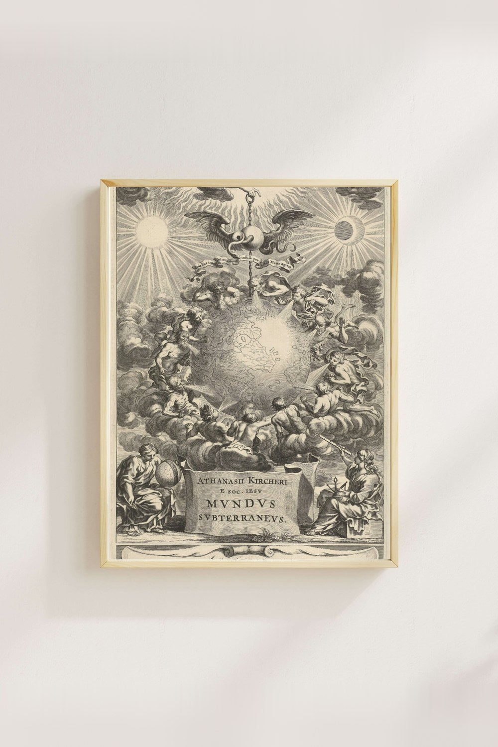 Theodor Matham - Dünyaya Üfleyen Kişileştirilmiş Rüzgârlar - 4