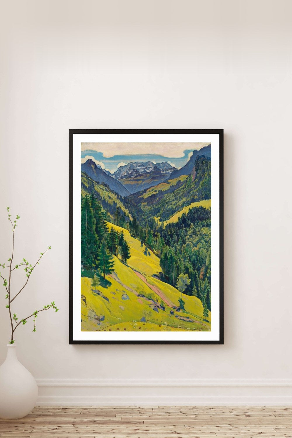 Ferdinand Hodler - Blüemlisalp Masifi Ile Kien Vadisi - 2