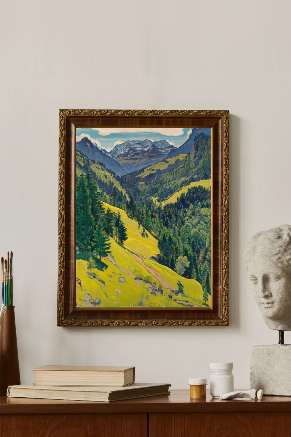 Ferdinand Hodler - Blüemlisalp Masifi Ile Kien Vadisi - 3