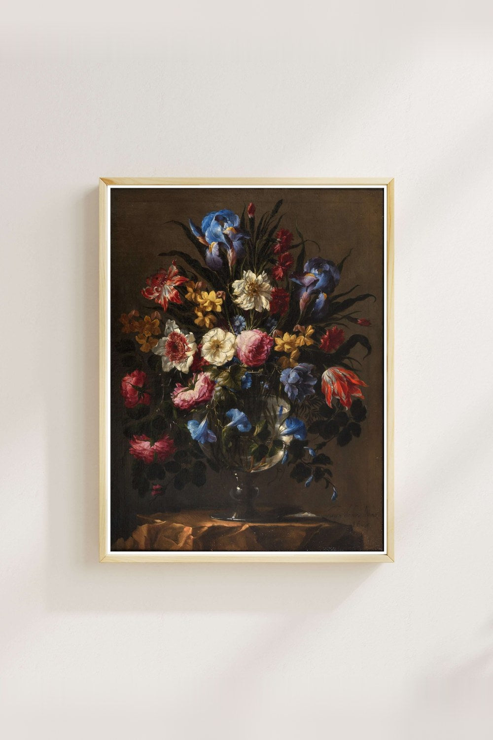 Jan Davidsz. De Heem - Cam Vazoda Çiçekler Ii - 4