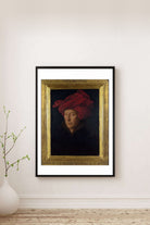 Jan Van Eyck - Kırmızı Sarıklı Bir Adamın Portresi - 2
