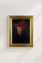 Jan Van Eyck - Kırmızı Sarıklı Bir Adamın Portresi - 4