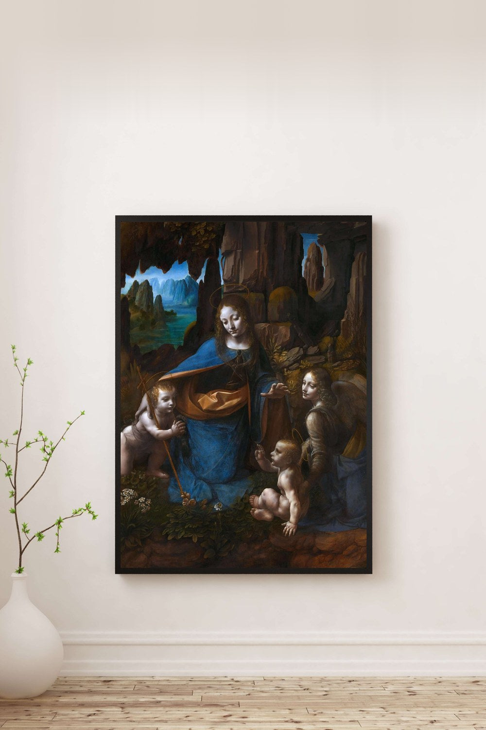 Leonardo Da Vinci - Kayalıklar Bakiresi - 0