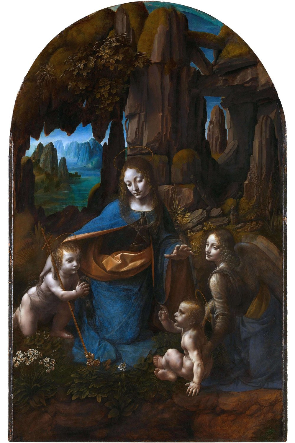 Leonardo Da Vinci - Kayalıklar Bakiresi - 1