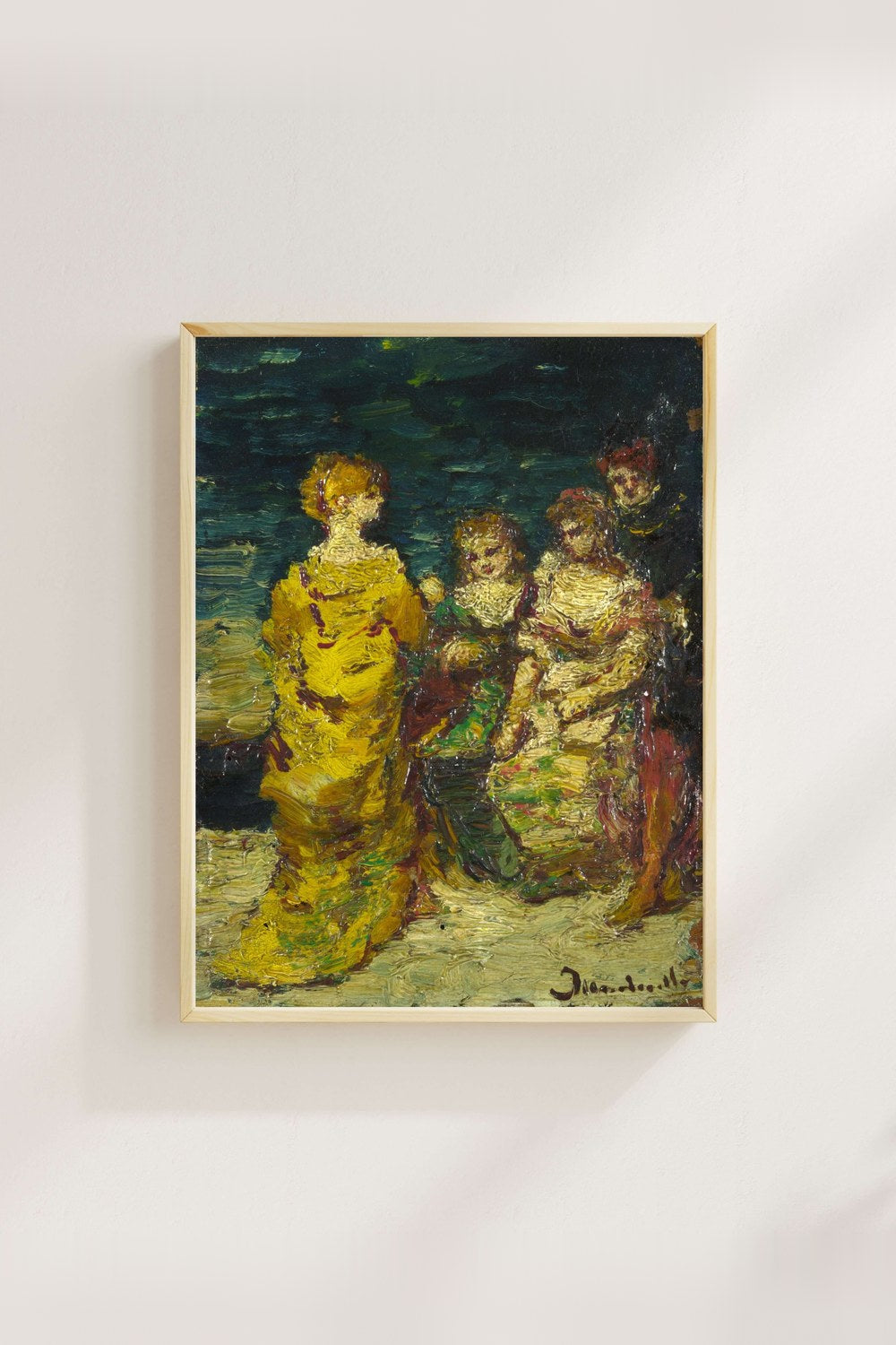 Adolphe Monticelli - Figürlü Kompozisyon - 4