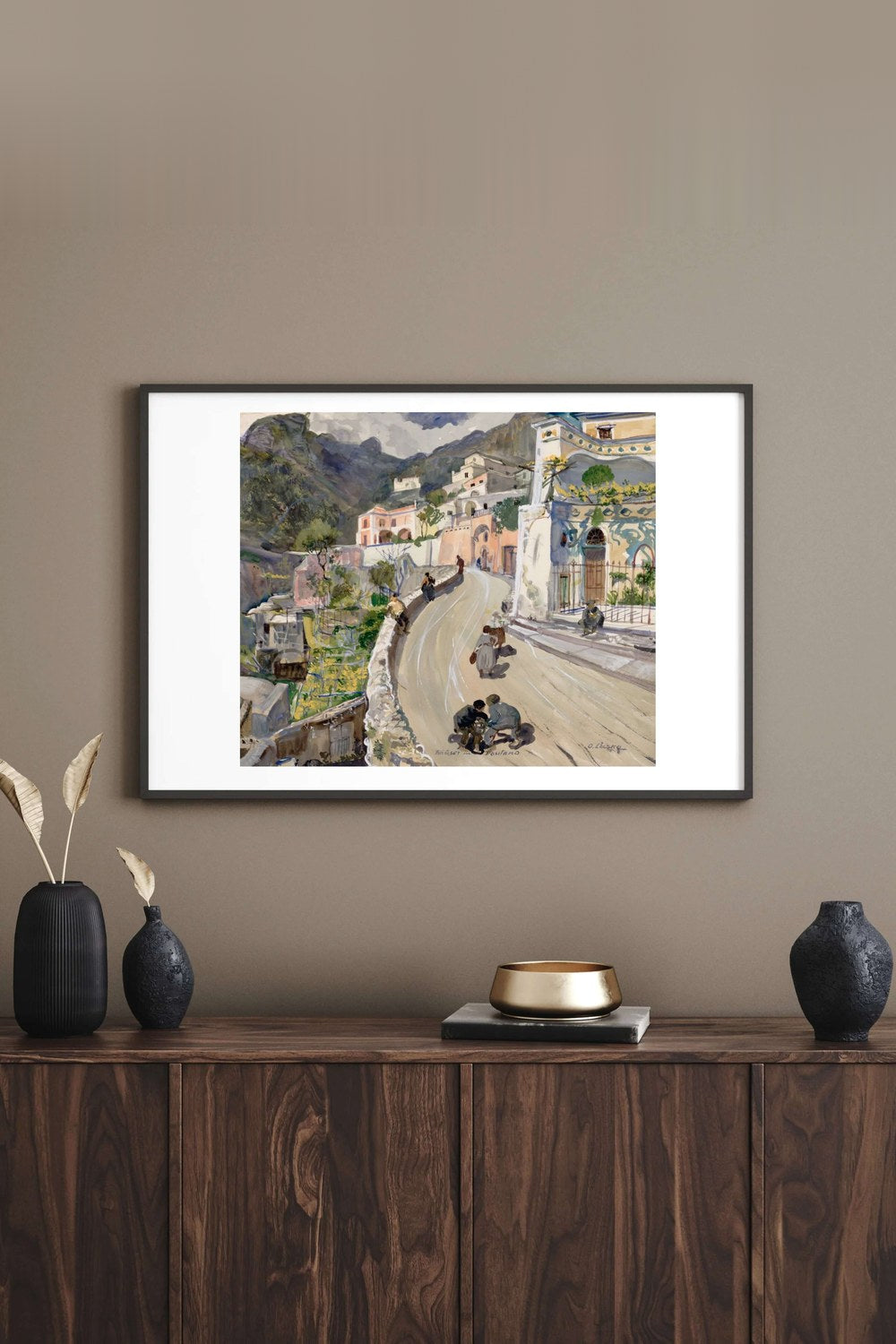 Oskar Laske - Positano Görünümü - 3
