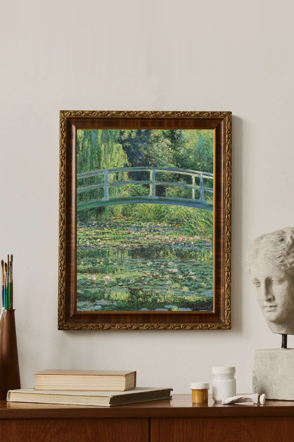 Claude Monet - Nilüferler Havuzu Ve Japon Köprüsü - 3