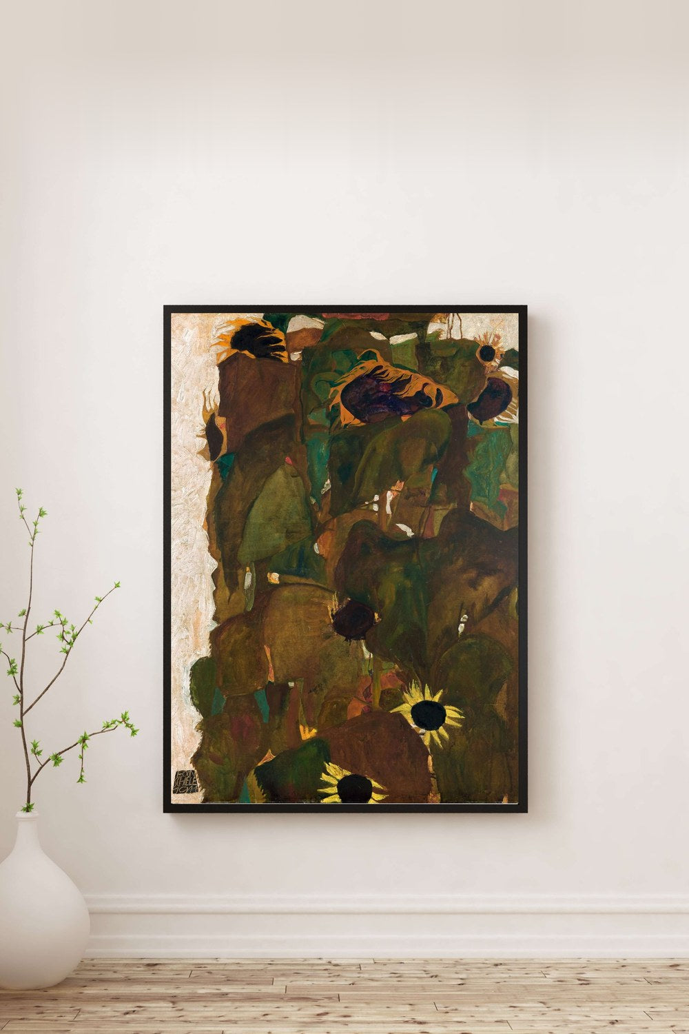 Egon Schiele - Ayçiçekleri I - 0
