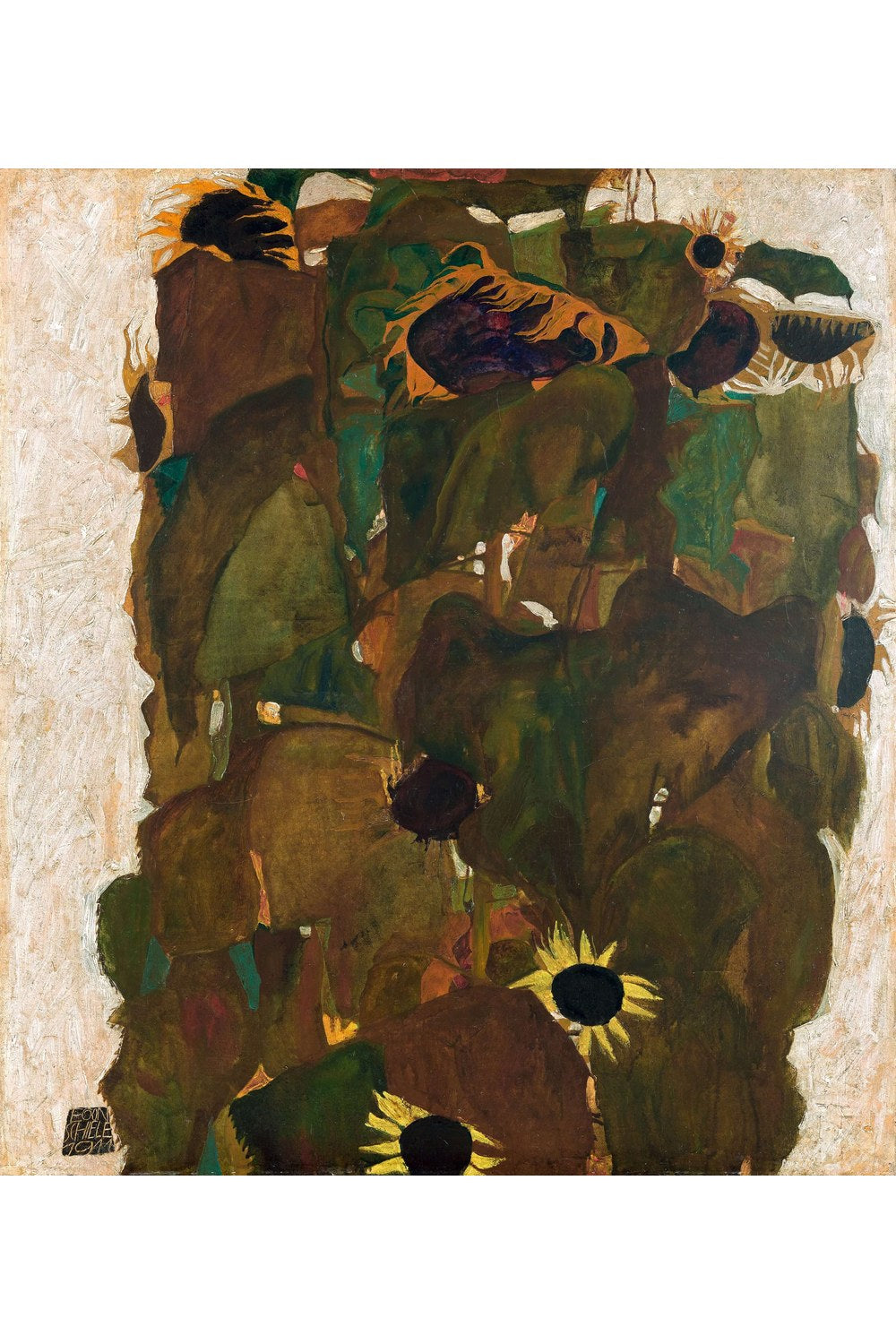 Egon Schiele - Ayçiçekleri I - 1