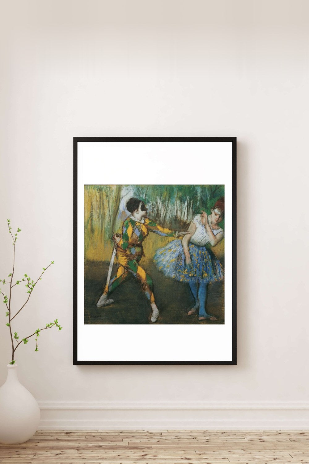 Edgar Degas - Harlekin Ve Colombine - 2