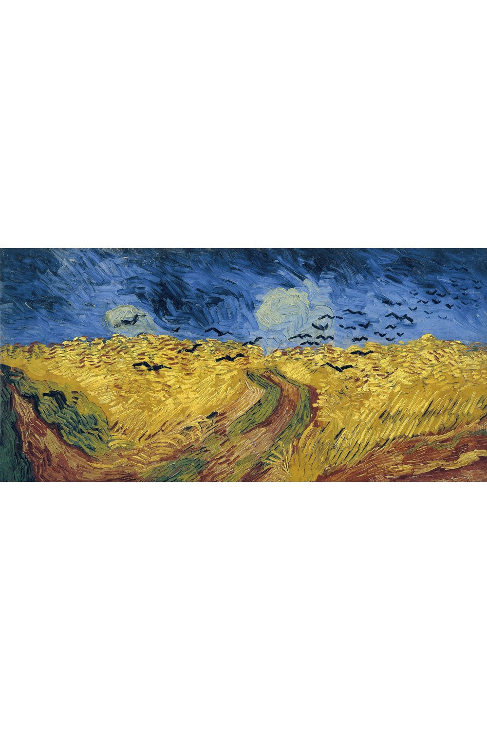 Vincent Van Gogh - Kargalarla Buğday Tarlası - 1