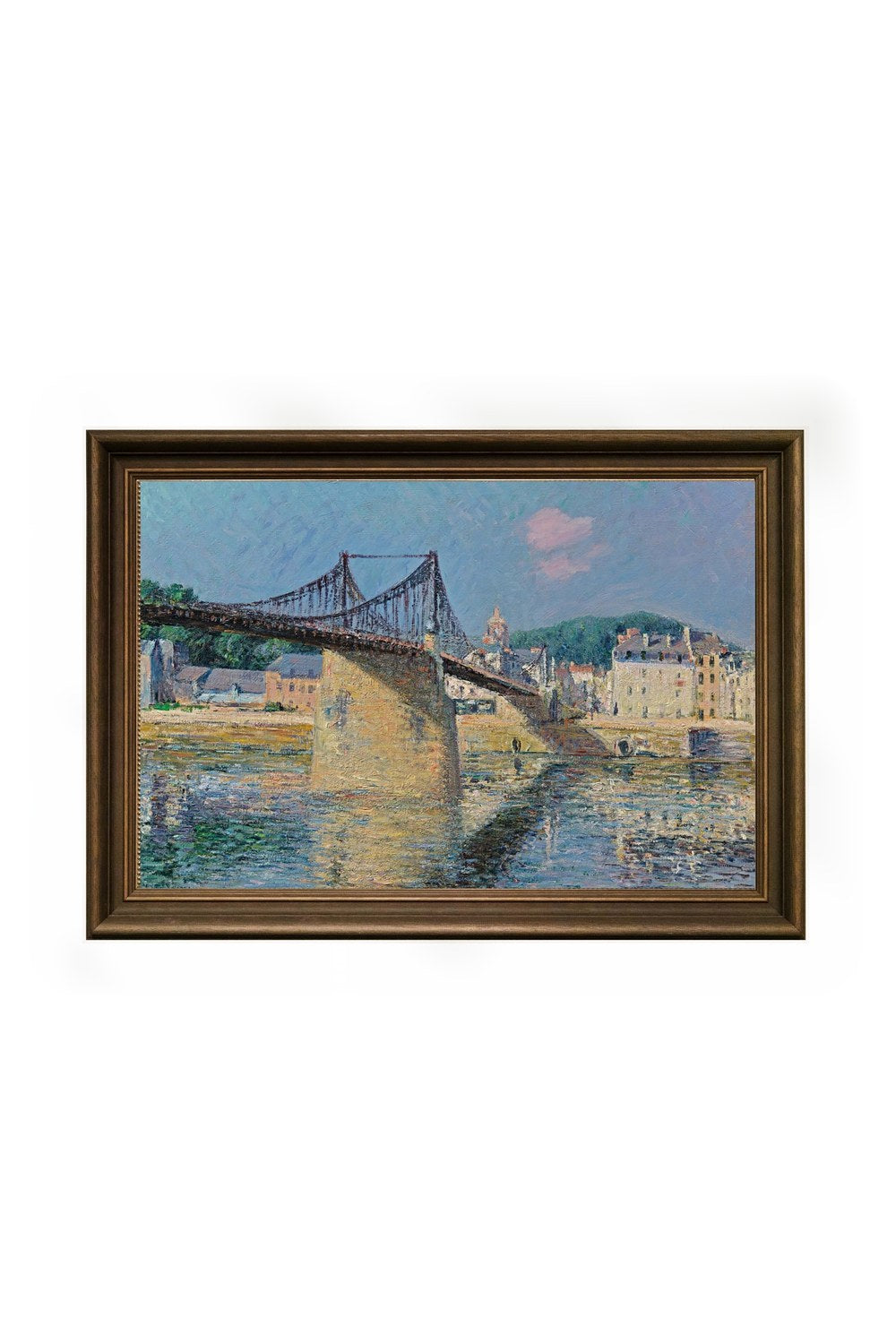 Gustave Loiseau - Elbeuf Asma Köprüsü - Güneş - 0