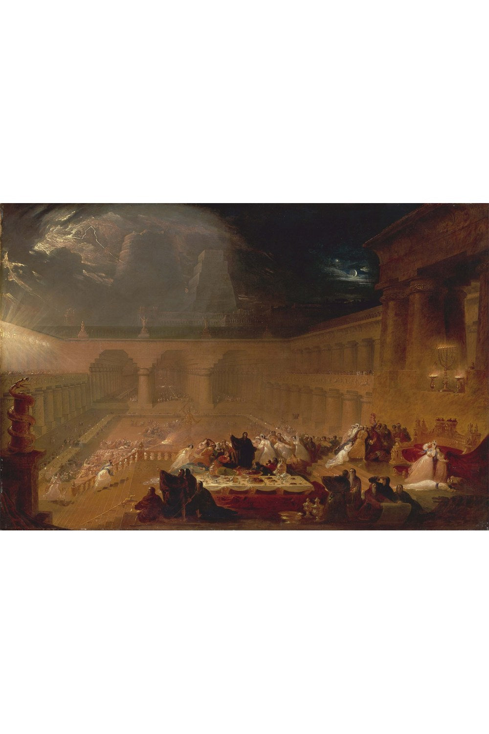 John Martin - Belşazzar’In Şöleni - 1