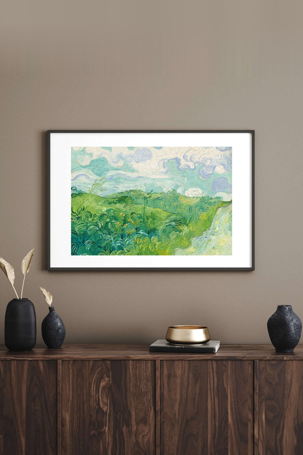 Vincent Van Gogh - Yeşil Buğday Tarlaları - Auvers - 3
