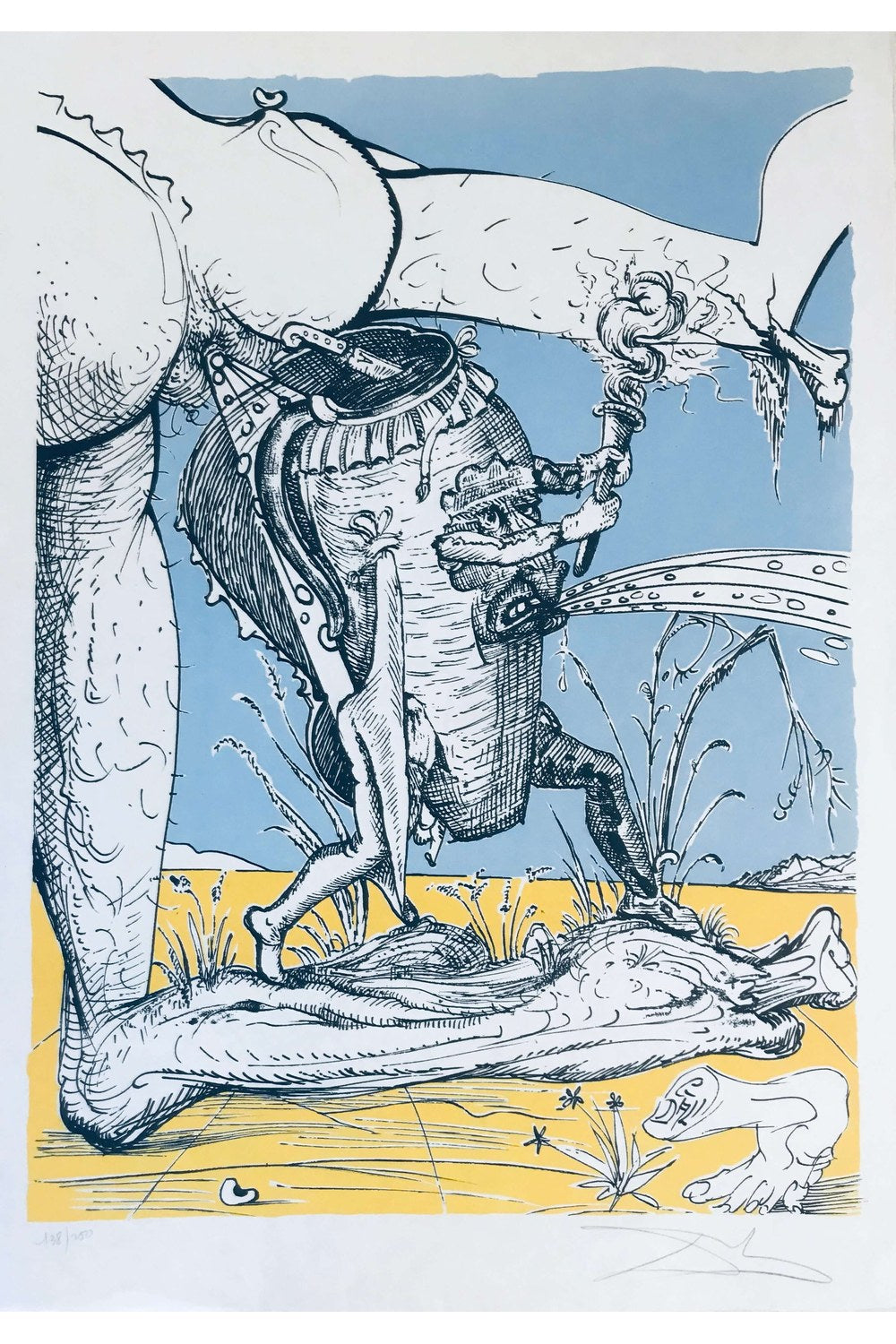 Salvador Dalí - Pétomane Kavanozu - Pantagruel - 1