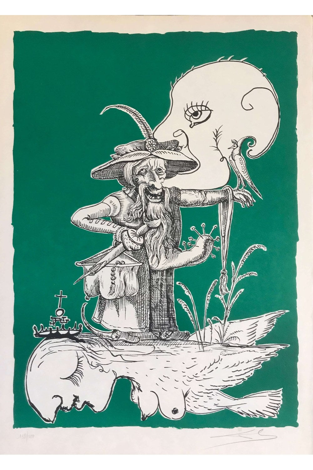 Salvador Dalí - Büyük Mastürbatör Figürü - Pantagruel - 1