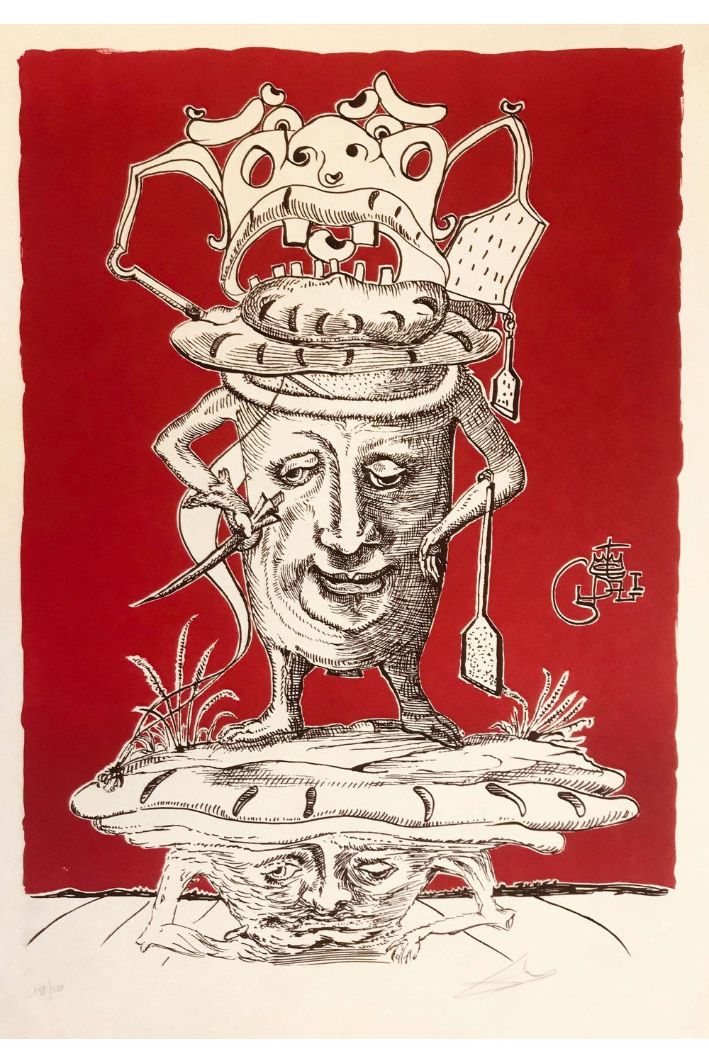 Salvador Dalí - Pastacı Aşçı - Pantagruel - 1