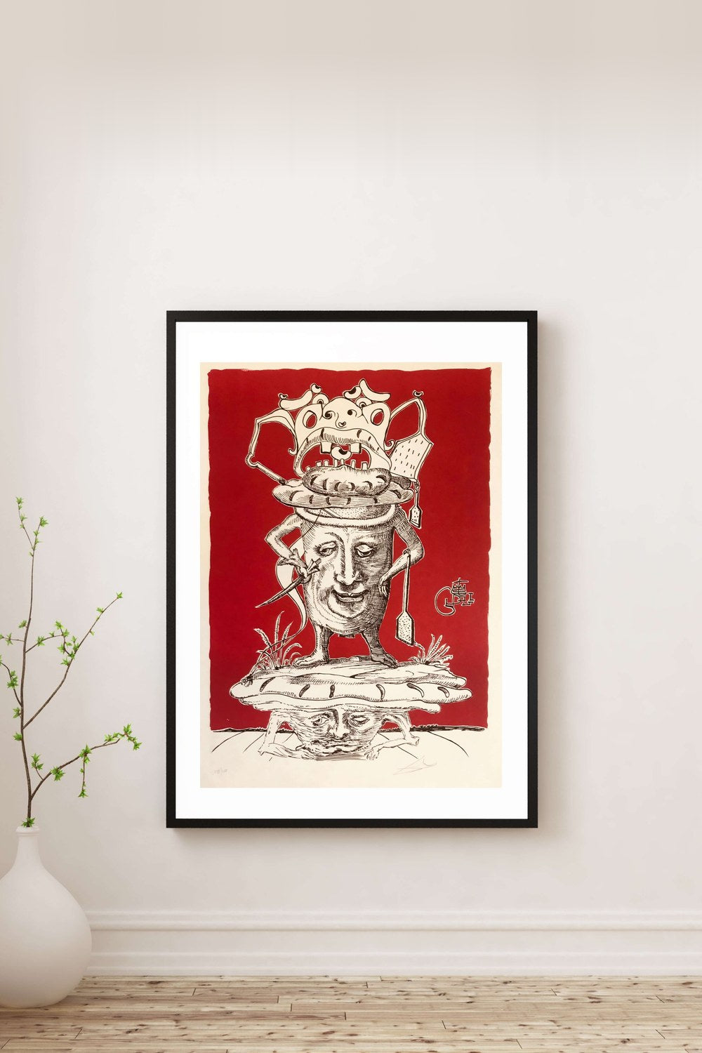 Salvador Dalí - Pastacı Aşçı - Pantagruel - 2