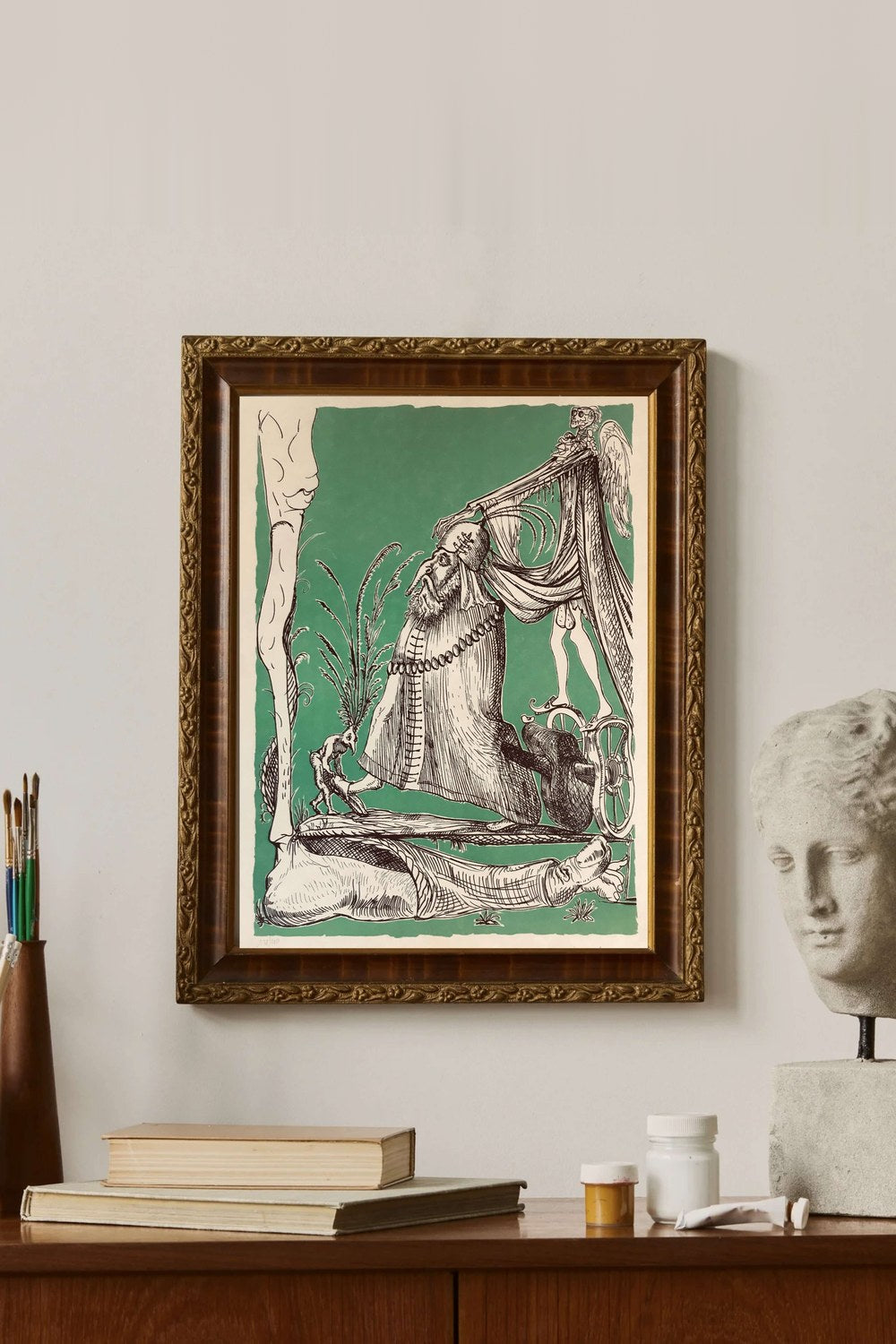 Salvador Dalí - Bacağa Saygı Töreni - Pantagruel - 3