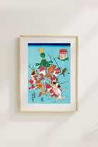 Utagawa Kuniyoshi - İtfaiyeciler Ve Sancak - 3