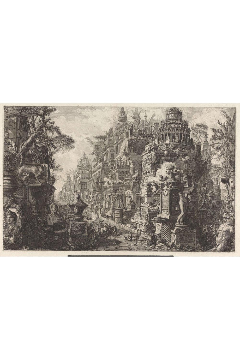 Giovanni Battista Piranesi - Via Appia Antica’Nın Hayali Tasviri - 1