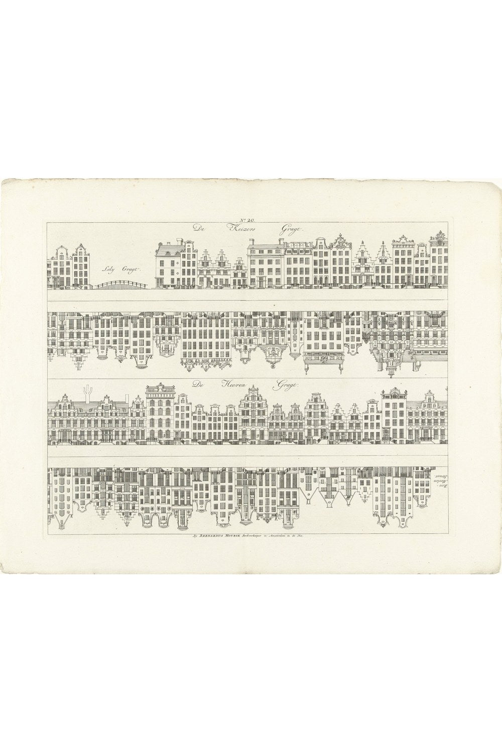 Caspar Jacobsz. Philips - Keizersgracht Ve Herengracht Üzerindeki Ev Cepheleri - 1