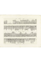 Caspar Jacobsz. Philips - Keizersgracht Ve Herengracht Üzerindeki Ev Cepheleri - 1