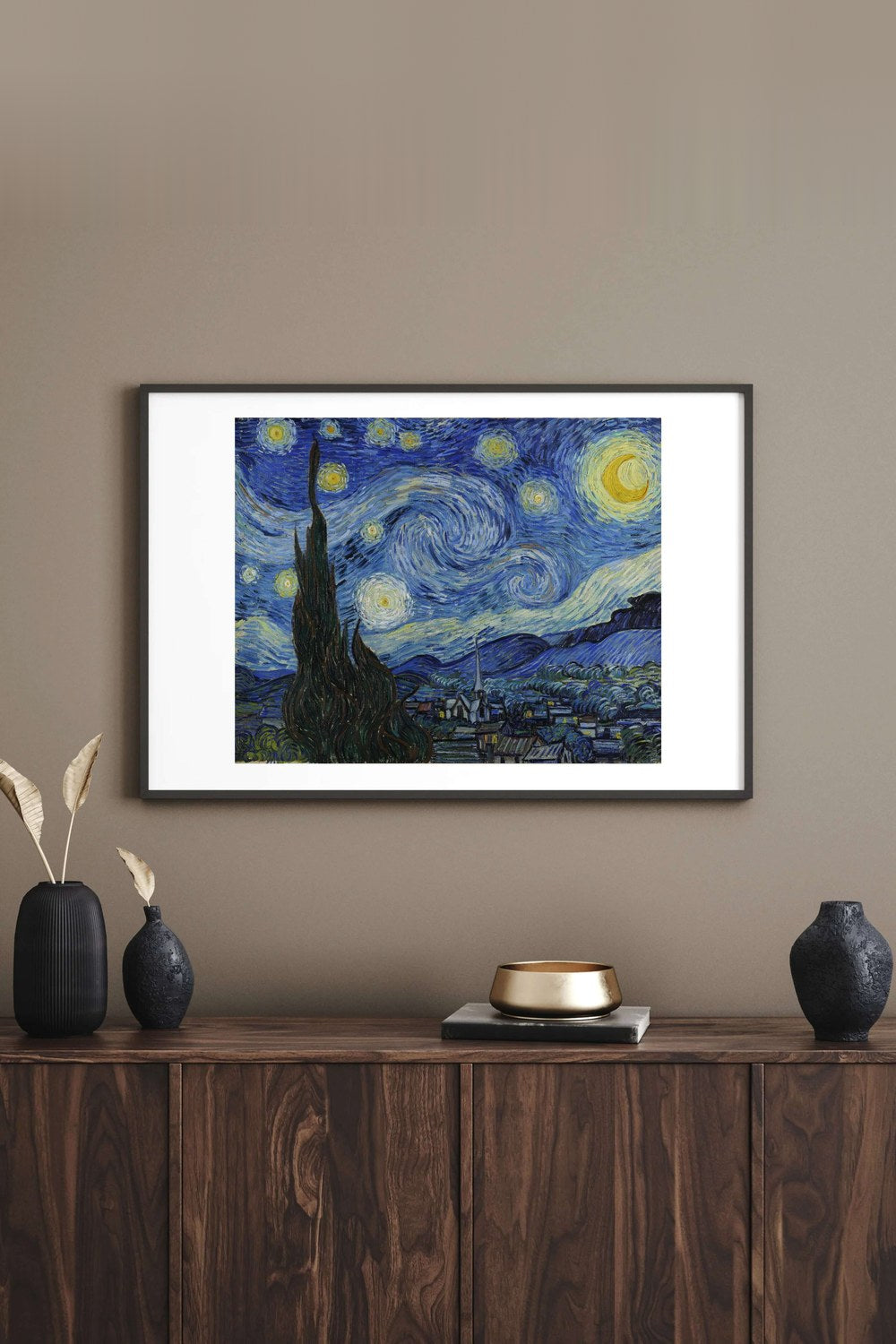 Vincent Van Gogh - Yıldızlı Gece - 3
