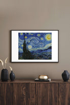 Vincent Van Gogh - Yıldızlı Gece - 3