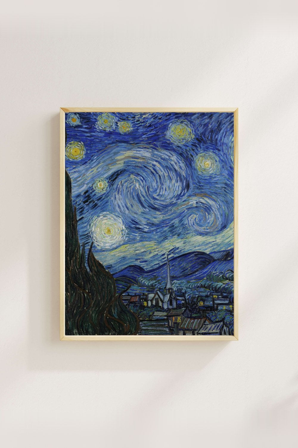 Vincent Van Gogh - Yıldızlı Gece - 3