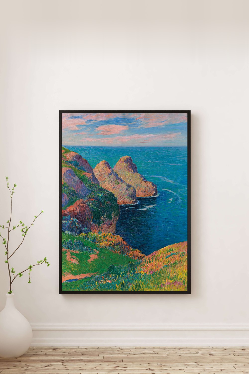 Henry Moret - Deniz Kıyısındaki Kayalıklar - 0
