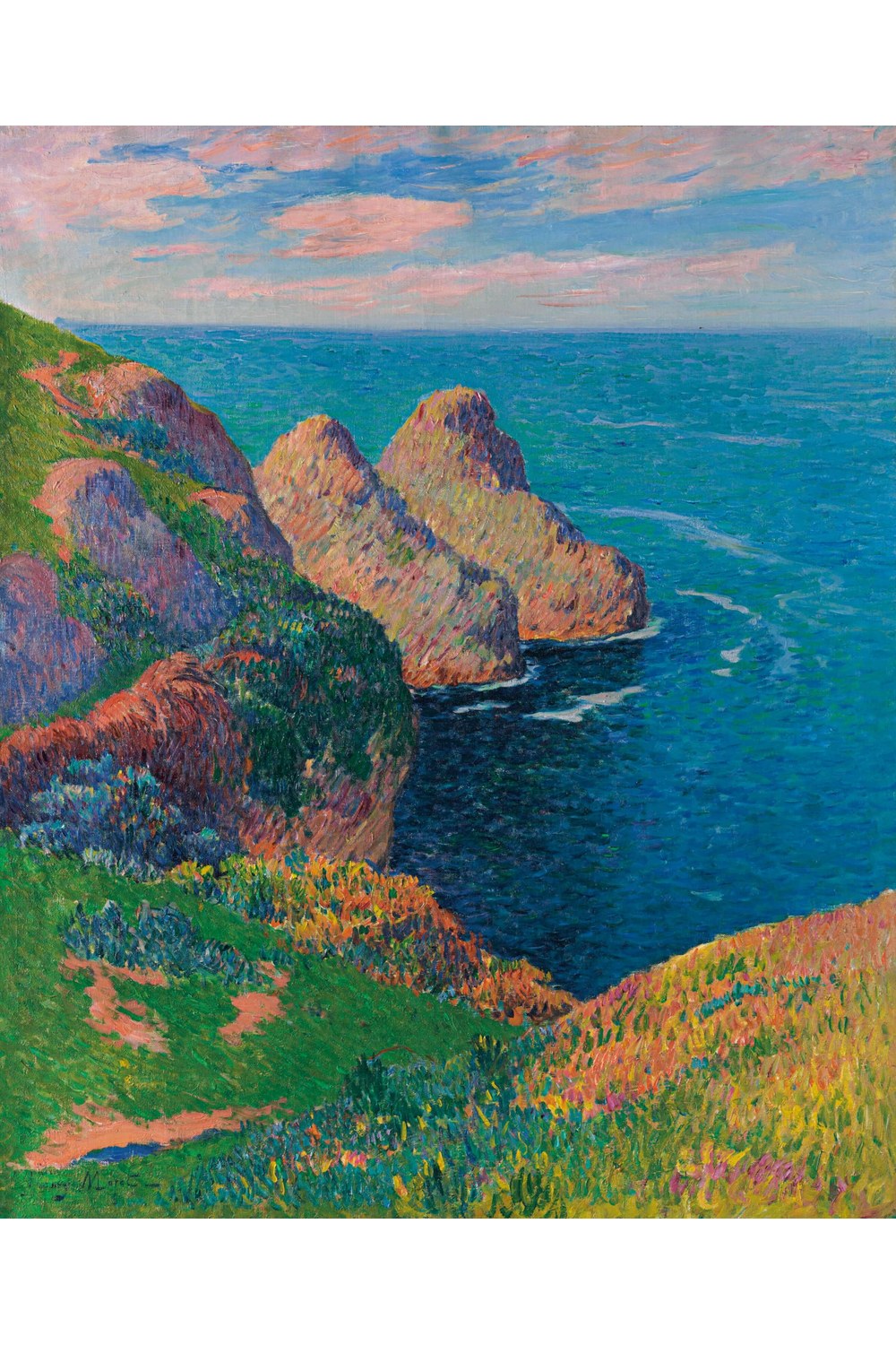 Henry Moret - Deniz Kıyısındaki Kayalıklar - 1