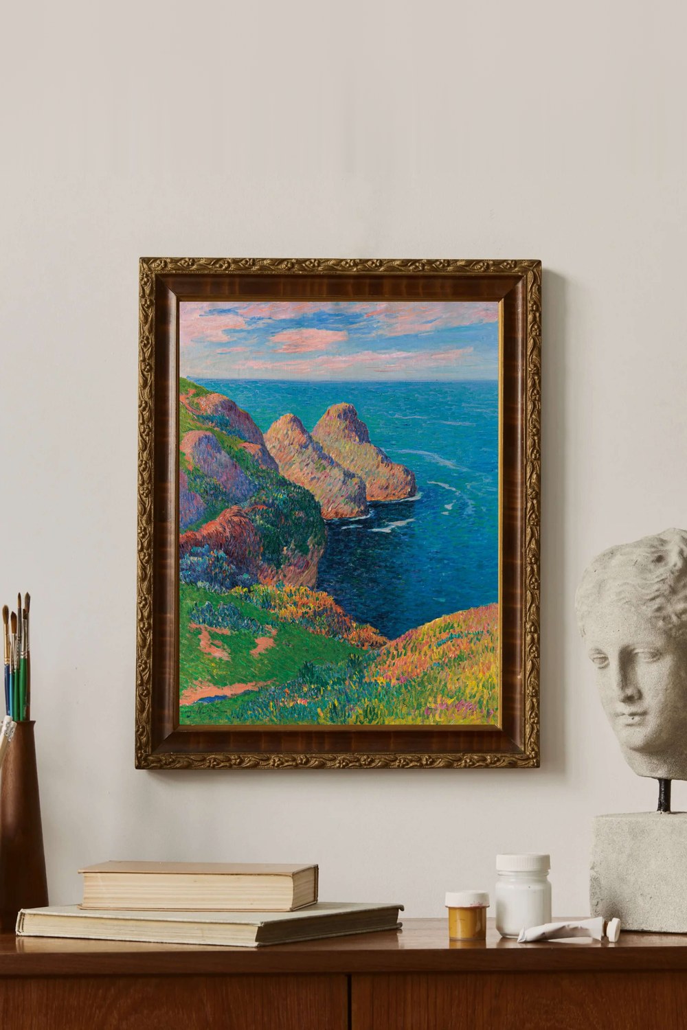 Henry Moret - Deniz Kıyısındaki Kayalıklar - 2