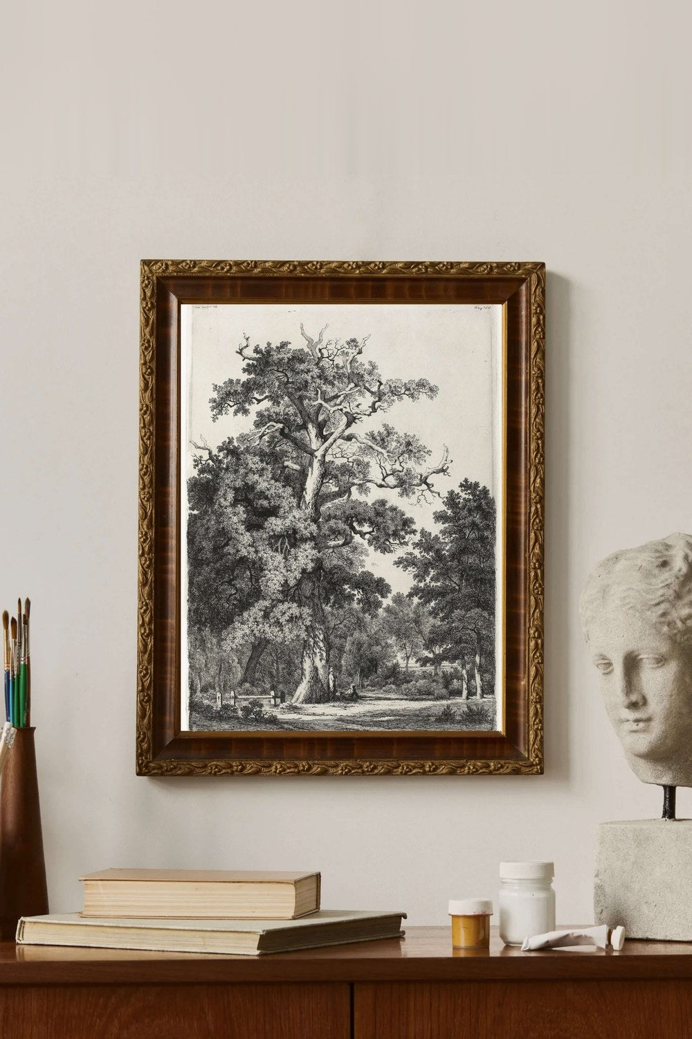 Eugène Bléry - Bois De Boulogne’Da Yaşlı Meşe - 2