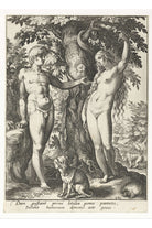 Hendrick Goltzius - Âdem Havva Ve Yılan - 1