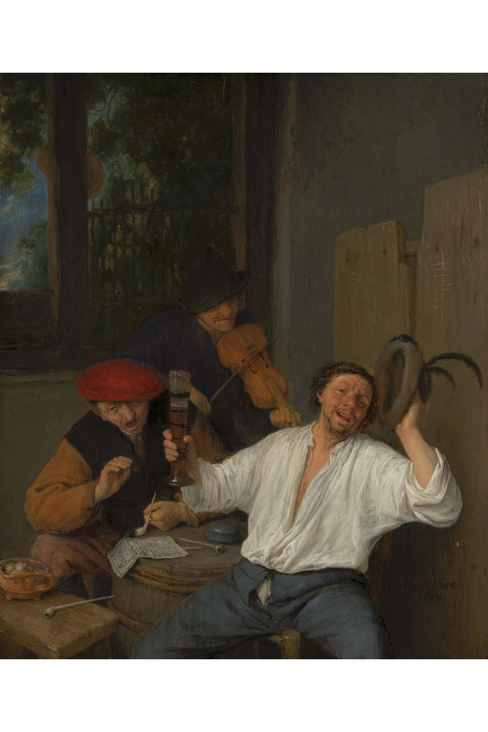 Adriaen Van Ostade - Neşeli İçkiciler - 1