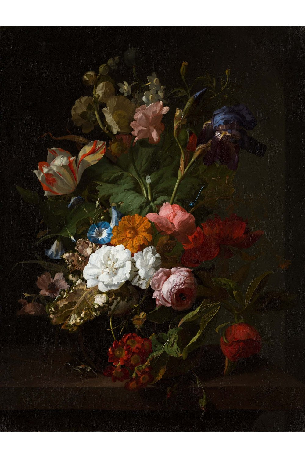 Rachel Ruysch - Vazoda Çiçekler - 1