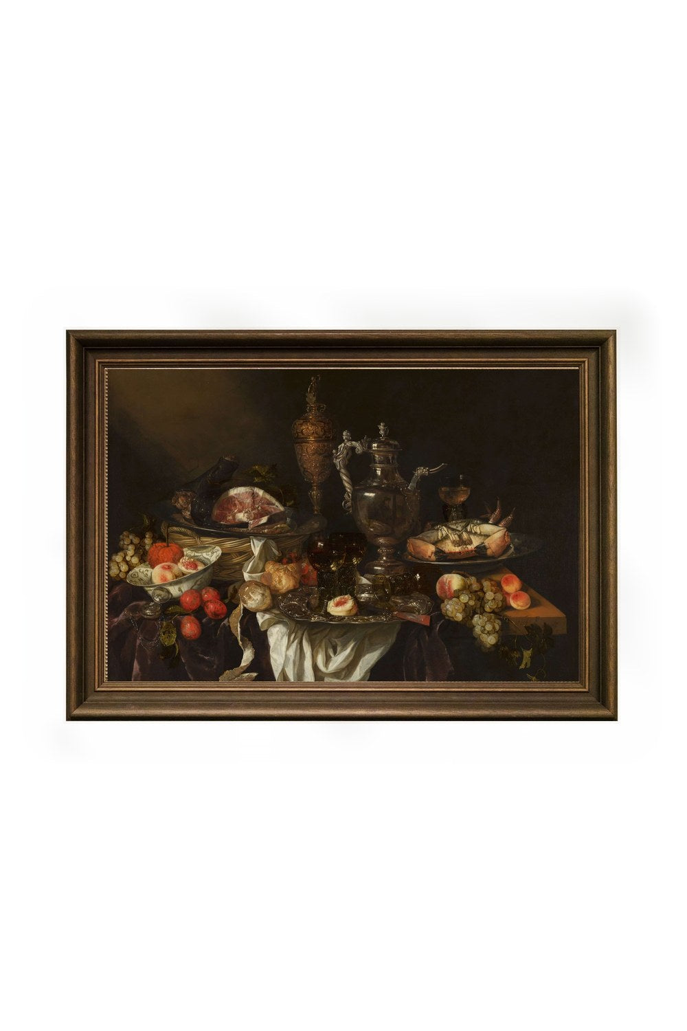Abraham Van Beyeren - Görkemli İhtişam Natürmortu - 0