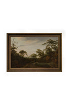 Jacob Van Ruisdael - Alacakaranlıkta Orman Yolunda - 0