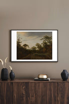Jacob Van Ruisdael - Alacakaranlıkta Orman Yolunda - 3