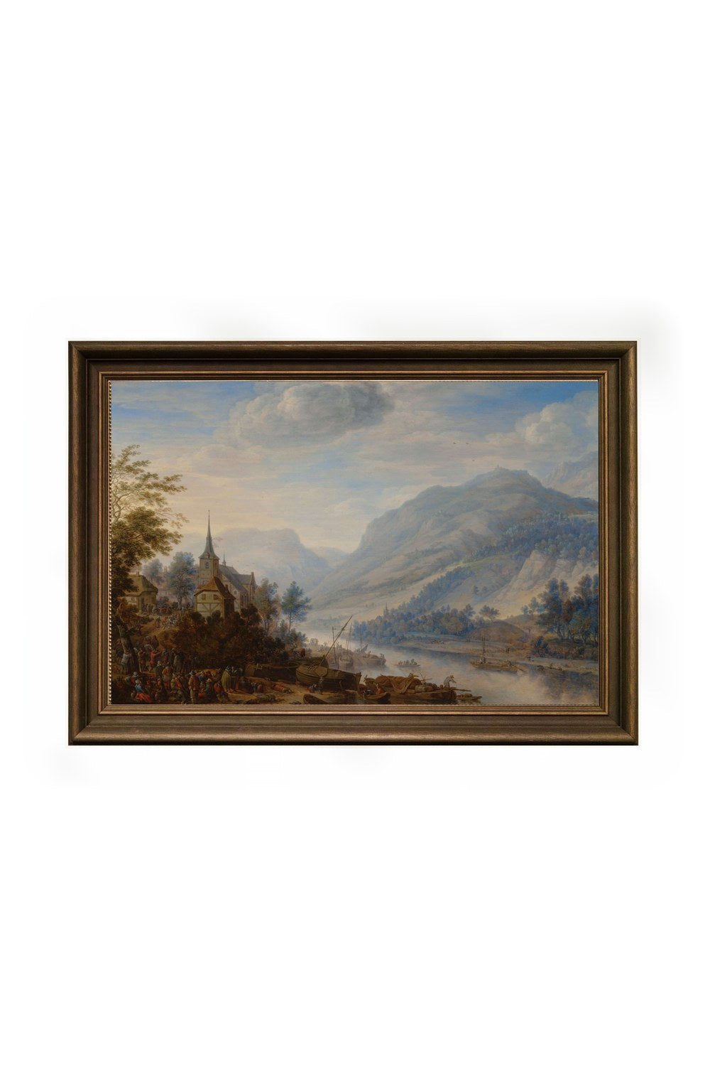 Herman Saftleven - Reineck’Te Ren Nehri Görünümü - 0