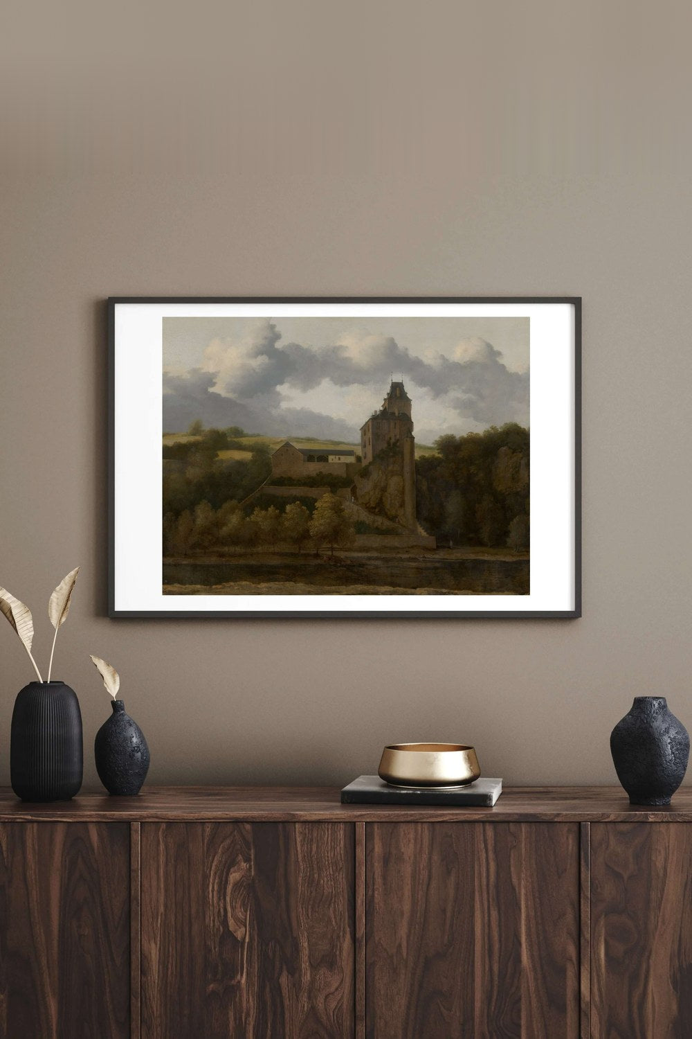 Allart Van Everdingen - Montjardin Kalesi Görünümü - 3