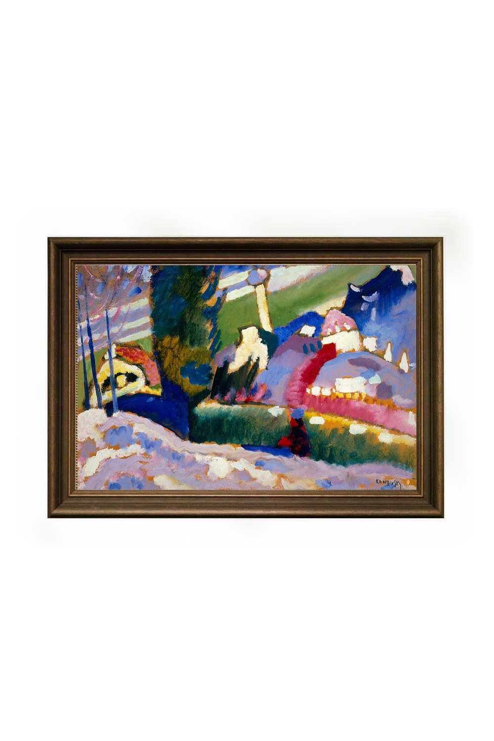 Wassily Kandinsky - Kiliseli Kış Manzarası - 0