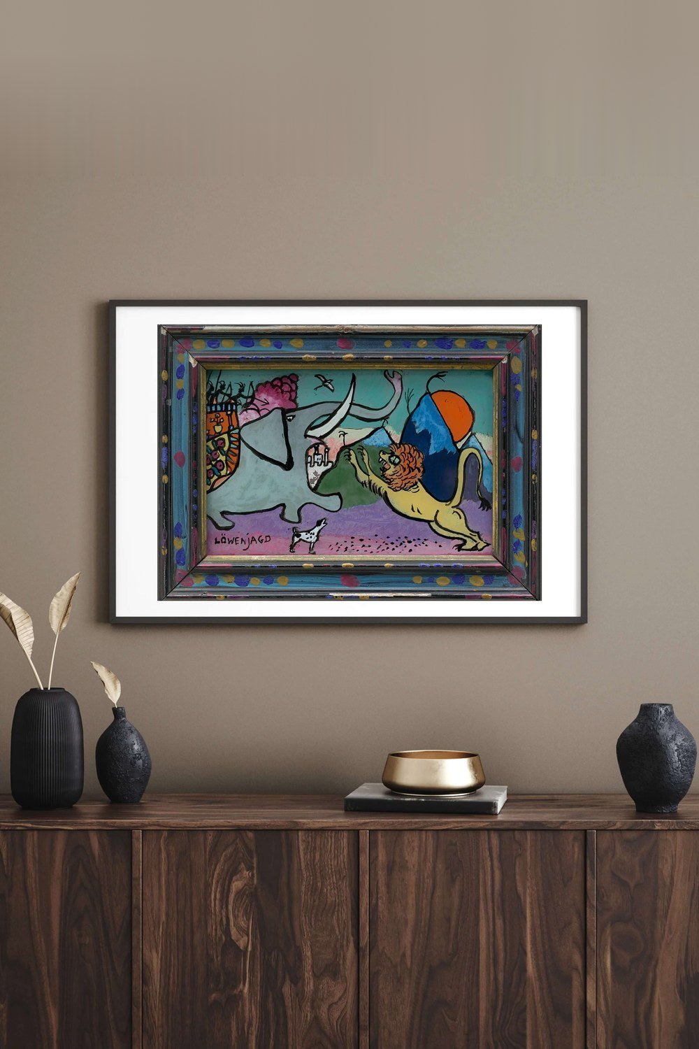 Wassily Kandinsky - Aslan Avı - 3