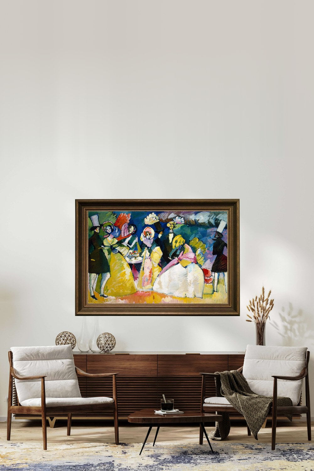 Wassily Kandinsky - Krinolinli Grup - 2