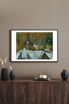 Paul Cézanne - Natürmort - Şişe Bardak Ve Sürahi - 3