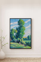 Maximilien Luce - Moulineux Çevresi Ağaçların Altında Dinlenme - 0