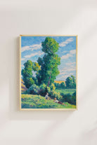 Maximilien Luce - Moulineux Çevresi Ağaçların Altında Dinlenme - 4