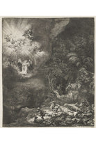 Rembrandt Van Rijn - Çobanlara Görünen Melek - 1